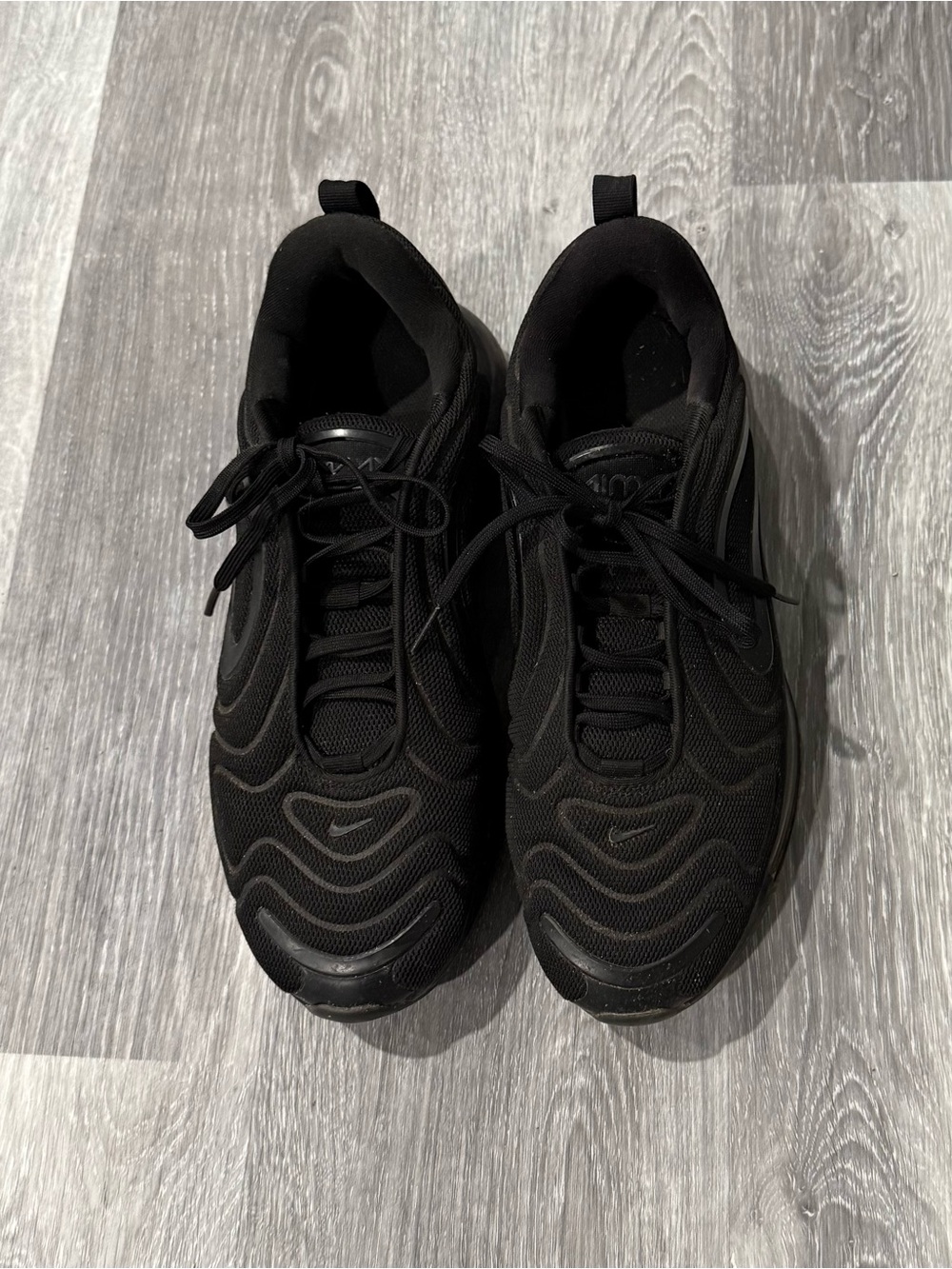 Nike Air Max 720 Triple Black Men’s Low Top Sneakers 2019 Size 11